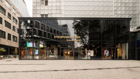 Porsche opens brand store in the heart of downtown Stuttgart