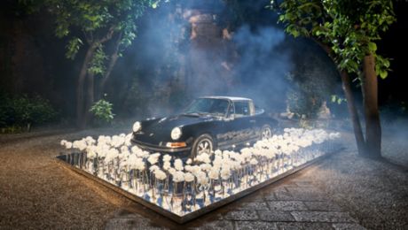 Porsche представила ботаническое произведение на Миланской неделе дизайна 