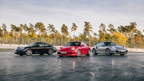 La strada verso il futuro della 911: 25 anni di Porsche 911 generazione 996