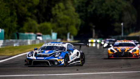 Seventh place for the KCMG Porsche at the 24 Hours of Spa