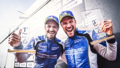 Double victory for royal racer in Porsche Sprint Challenge Scandinavia