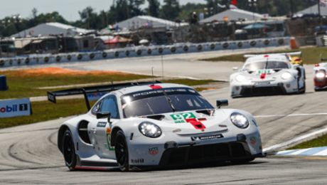 Final Le Mans appearance of the two Porsche GT Team 911 RSR