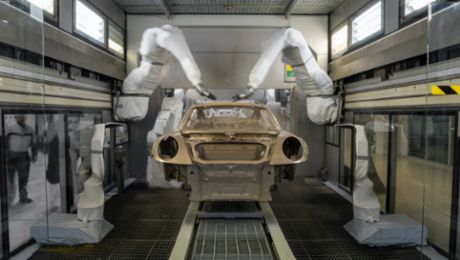  La hora dorada: la fabricación de un 911 GT3 Paint-to-Sample