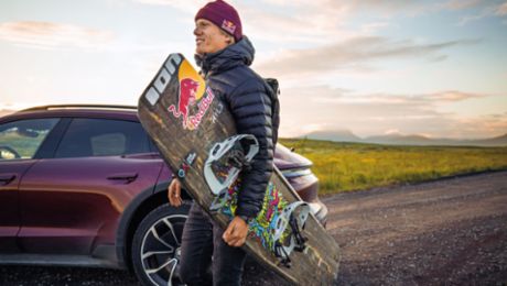 Limitless: Dominik Gührs takes the Taycan to Iceland