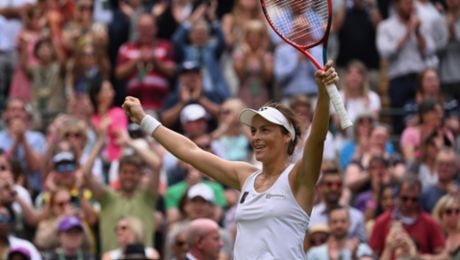 Sensationally into the semis: Tatjana Maria reaching for the stars in Wimbledon