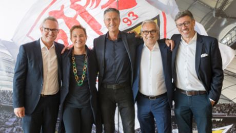 Porsche, MHP und VfB Stuttgart AG unterzeichnen Grundsatzpapier