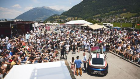 More than 8,000 guests attend the Swiss Porsche Festival Mollis 