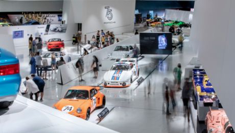 Sonderausstellung im Porsche Museum zum Jubiläum „75 Jahre Porsche Sportwagen“