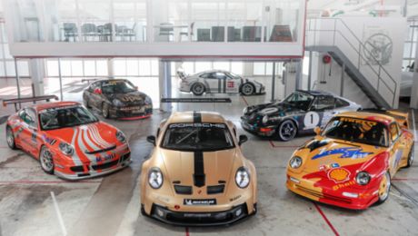 5,000th Cup 911 features in the Porsche Supercup as the VIP car