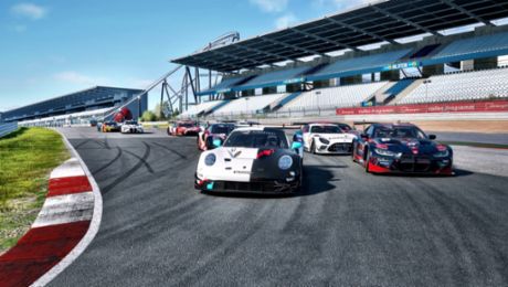 Los pilotos del equipo Porsche Coanda Esports no llegan a la final de la ESL R1 Series