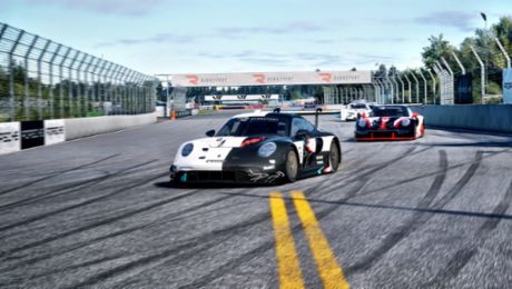 Porsche Coanda Esports works team with three drivers in Spring Major finals
