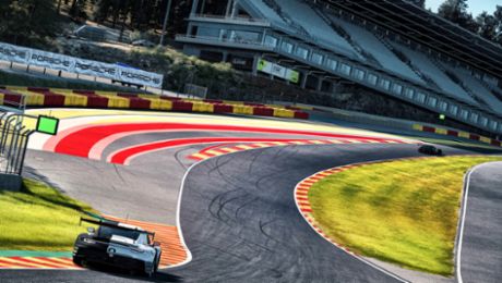 Retiro tempranero del Porsche Coanda Esports en la cuarta carrera de la ESL R1 Series