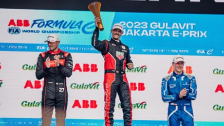 The TAG Heuer Porsche Formula E Team recaptures the championship lead with a victory in Jakarta