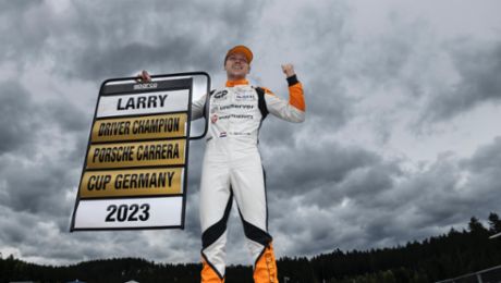 Larry ten Voorde zum dritten Mal Champion im Porsche Carrera Cup Deutschland