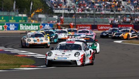 Alexander Fach claims maiden victory in the Porsche Supercup