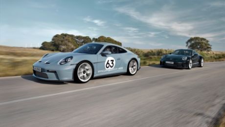 Nouvelle Porsche 911 S/T : édition limitée destinée aux amateurs de conduite sportive à l’état pur pour célébrer les 60 ans de la 911.