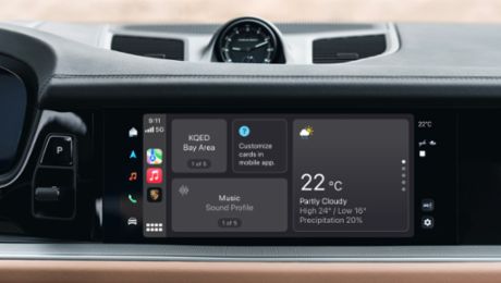 My Porsche App bietet neue Funktionalitäten in Apple CarPlay®