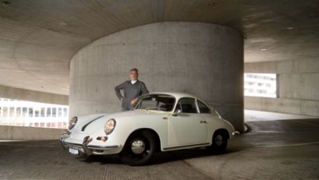 Alfredo Häberli y Centro Porsche Zúrich crean un art car con un 356 SC