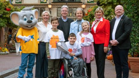 Porsche unterstützt Kinderhospizarbeit beim „Kinder-Lebens-Lauf“