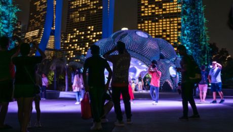 Grosser Auftritt in Singapur: Die faszinierende Inszenierung des neuen Macan
