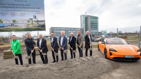 Spatenstich für Porsche-Qualifizierungszentrum in Bietigheim-Bissingen 