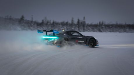 Arctic exploration – in an all-electric racing Porsche
