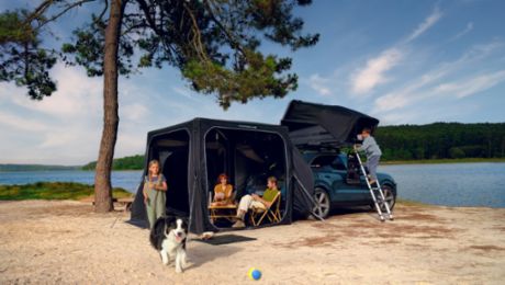 Tienda de campaña Porsche