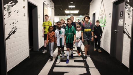Porsche Kids Day: Mittendrin bei Borussia Mönchengladbach