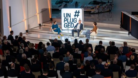 Nicola Leibinger-Kammüller und Oliver Blume im Dialog