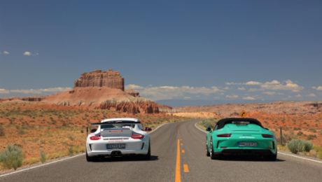 Twice as nice: is the perfect Porsche road-trip a car each?