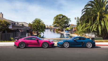 Los Porsche de Rhoda Bueno y Miguel Andrada