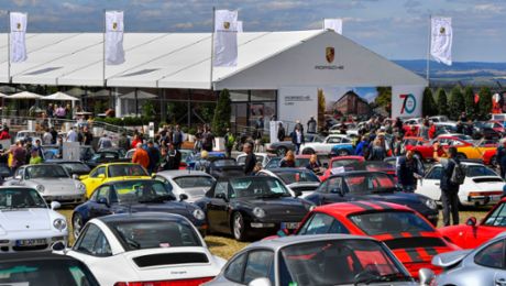 “70 years of Porsche sports car” at Oldtimer Grand Prix