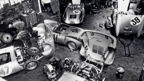 Porsche Legend in Le Mans begins in a village garage