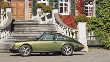 Ferrys Porsche: ein 911 S in Olivgrün-Metallic