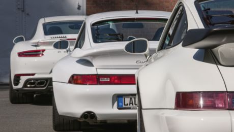White giants: Three of the best sports cars