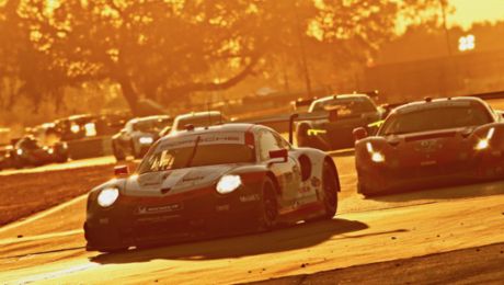 Victory and third place for Porsche at Sebring