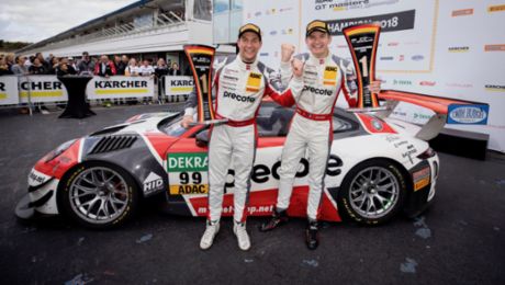 Porsche wins championship title in the ADAC GT Masters