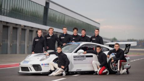 Talented youngsters pursue a professional motor racing career