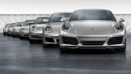 Von Null auf 1.000.000: Sieben Generationen Porsche 911
