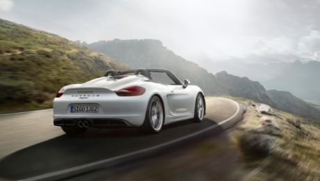 World premiere for the new Boxster Spyder
