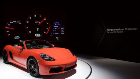 Porsche auf der New York Auto Show