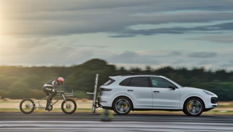 Porsche helps European bicycle land speed record