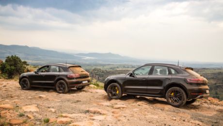 The new Porsche Macan in high-altitude training