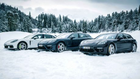 Porsche Panamera: The unexpected winter sportsmen 