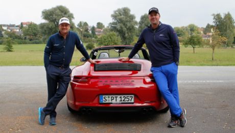 Ryder Cup winners in a 911