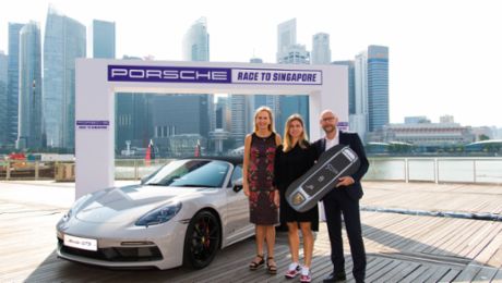 Simona Halep gewinnt das „Porsche Race to Singapore“
