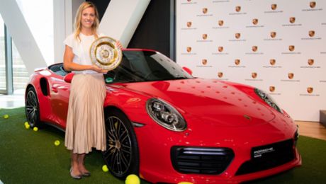 Kerber: Pressekonferenz im Porsche Museum