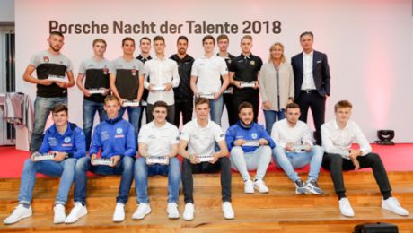 „Nacht der Talente“: Porsche würdigt Sportnachwuchs