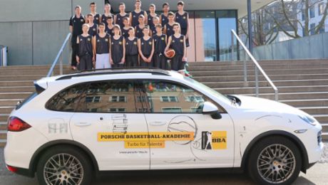 Porsche fördert Basketball-Nachwuchs