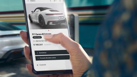 Porsche digitalizza la vendita delle sue auto sul mercato italiano